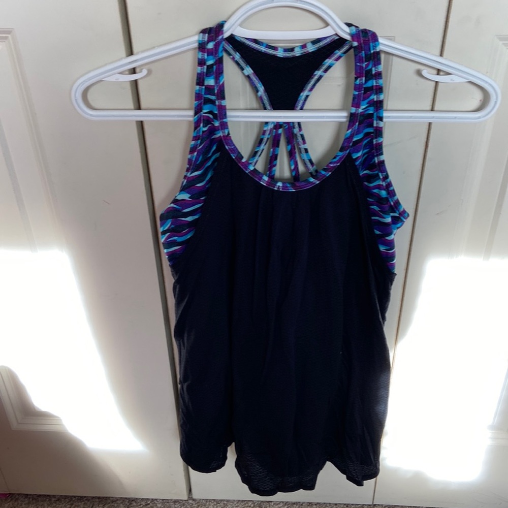 Ivivva Black, Purple and Blue Tank Top